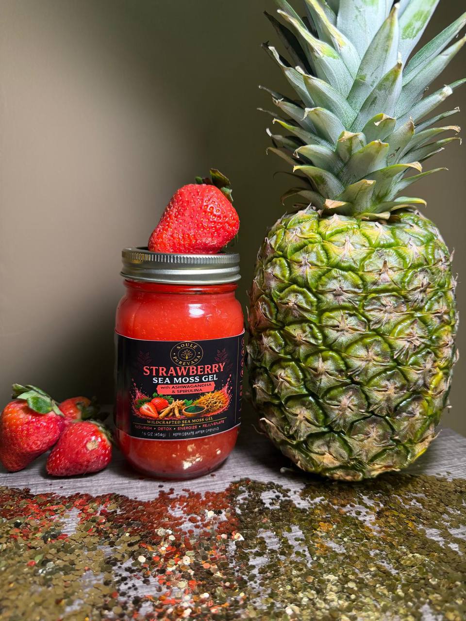 Strawberry Sea Moss Gel